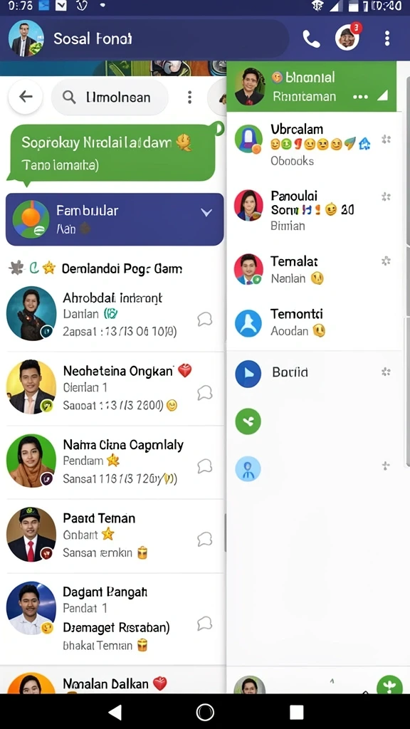 Tampilan antarmuka yang intuitif dan mudah dipahami.