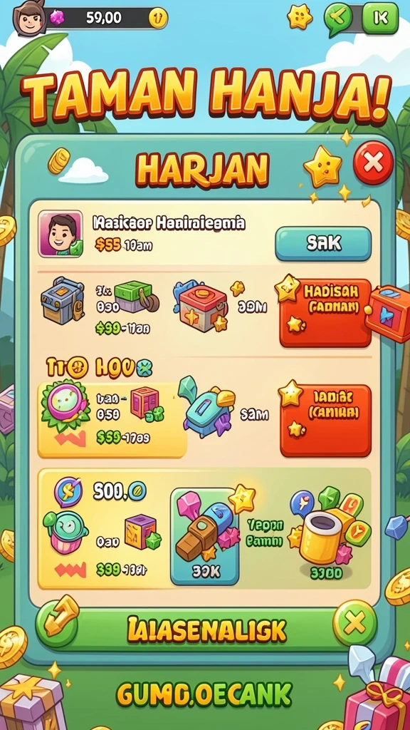 Tingkat kesulitan yang menantang dan seru.