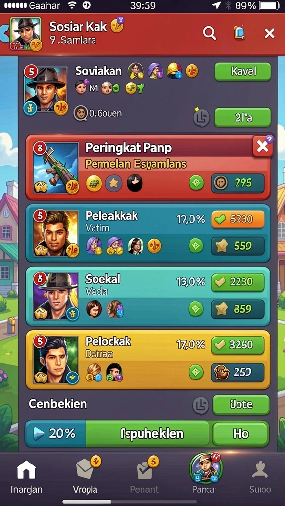 Tangkapan layar menunjukkan grafis yang menawan.