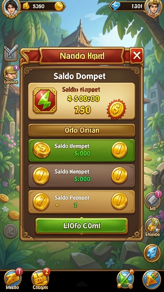 Mode permainan seru yang bisa dipilih sesuai selera.