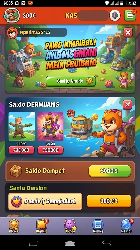 Visual menakjubkan dari dunia fantasi yang dieksplorasi.