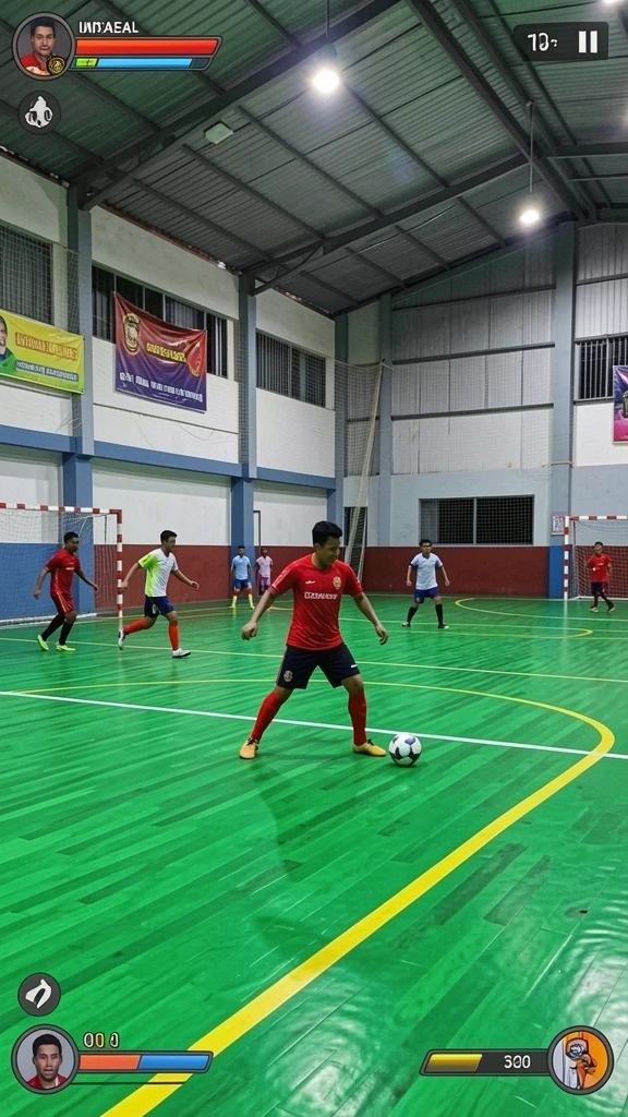 Cuplikan aksi seru saat bertarung dengan musuh.