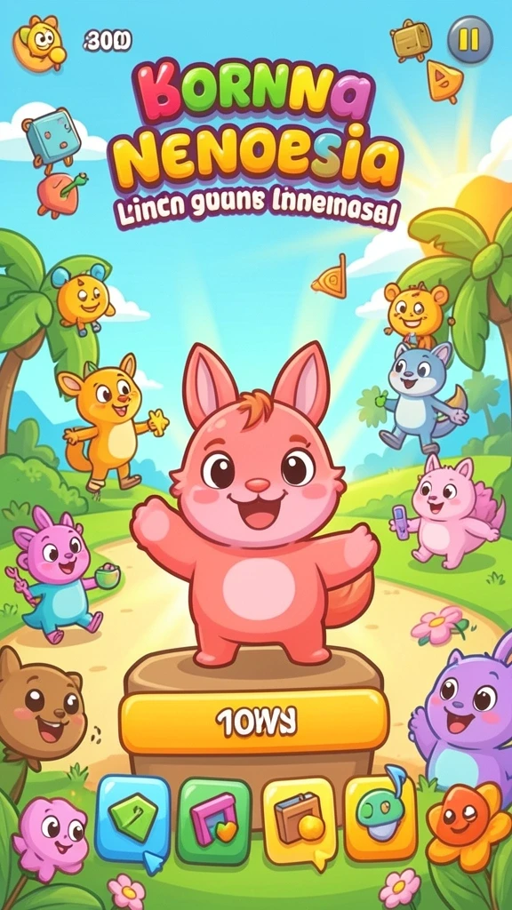 Tangkapan layar ini menunjukkan mode permainan seru yang tersedia.