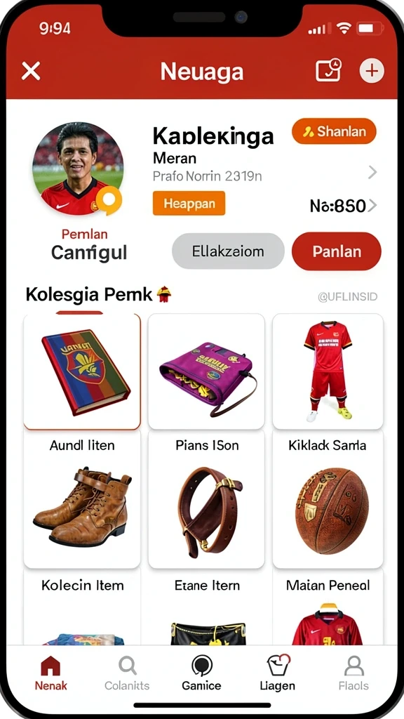 Screenshot menunjukkan karakter yang dapat dimainkan dengan berbagai kemampuan.