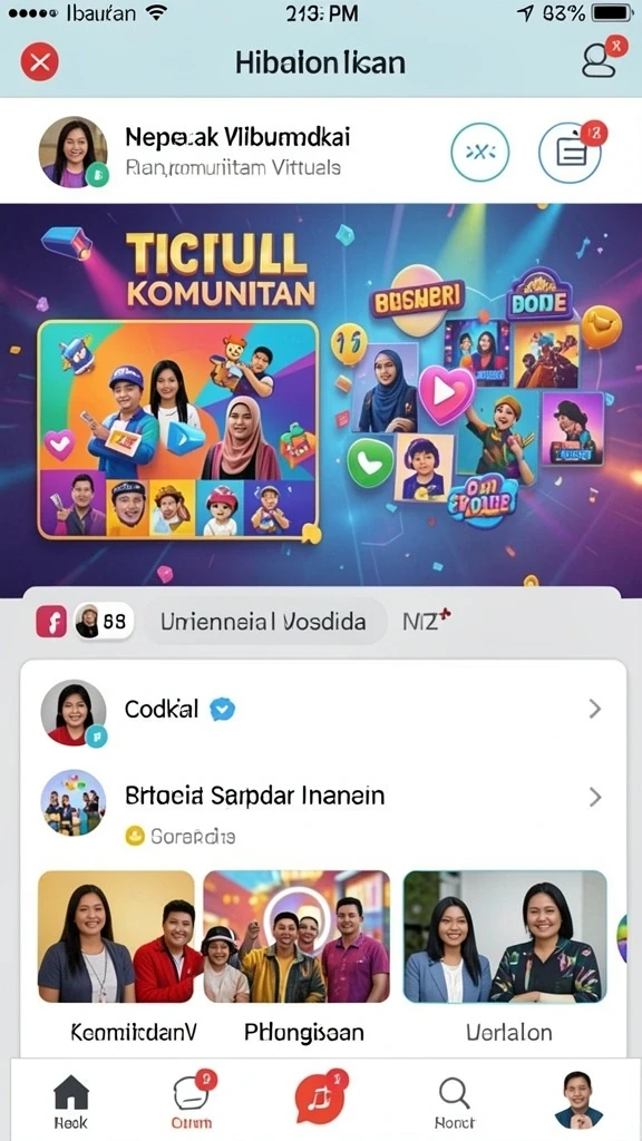 Karakter dengan desain unik dan menarik.