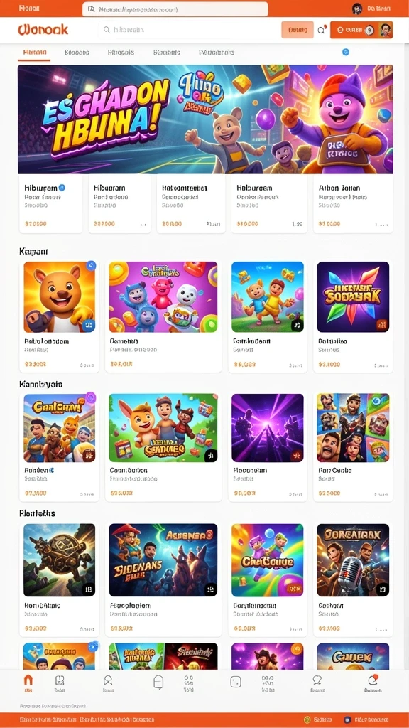 Fitur leaderboard yang menampilkan pemain top.