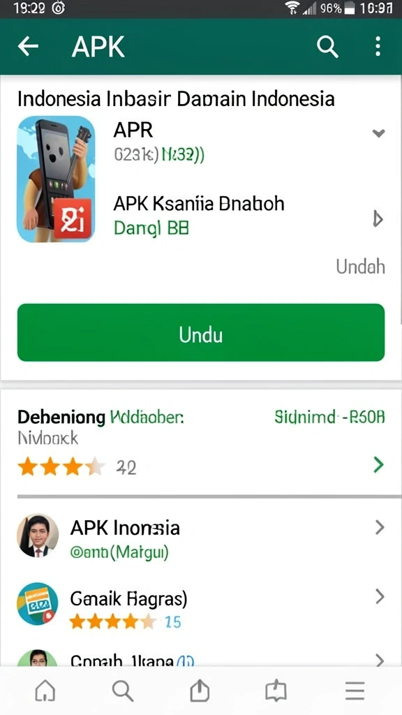 Tampilan awal aplikasi yang user-friendly.