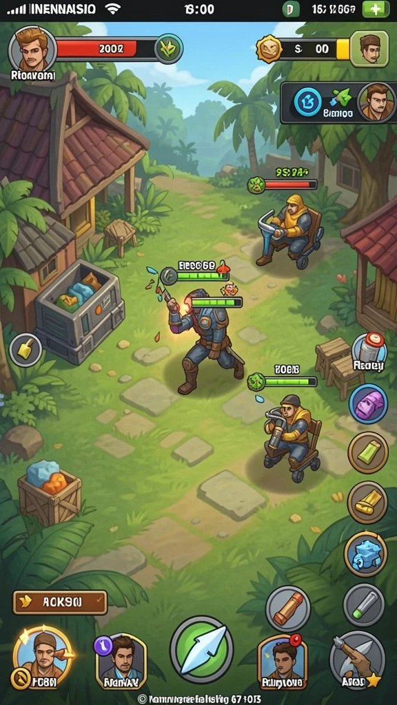 Fitur multiplayer yang memungkinkan interaksi antar pemain.