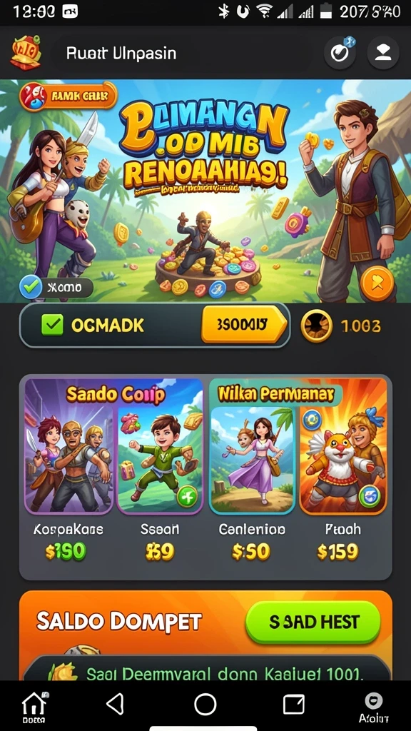 Tampilan antarmuka yang menarik dan sederhana.