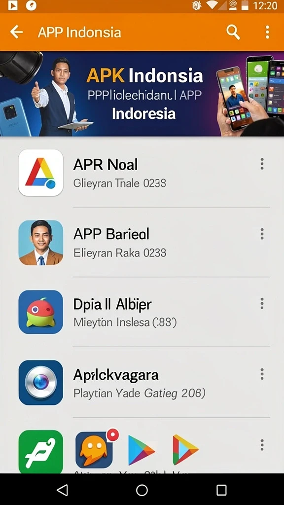 Tampilan menu utama GASWIN yang menarik.