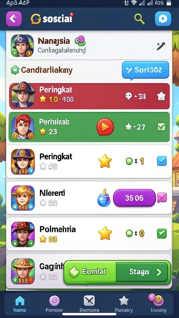 Screenshot menunjukkan gameplay yang menarik dan dinamis.
