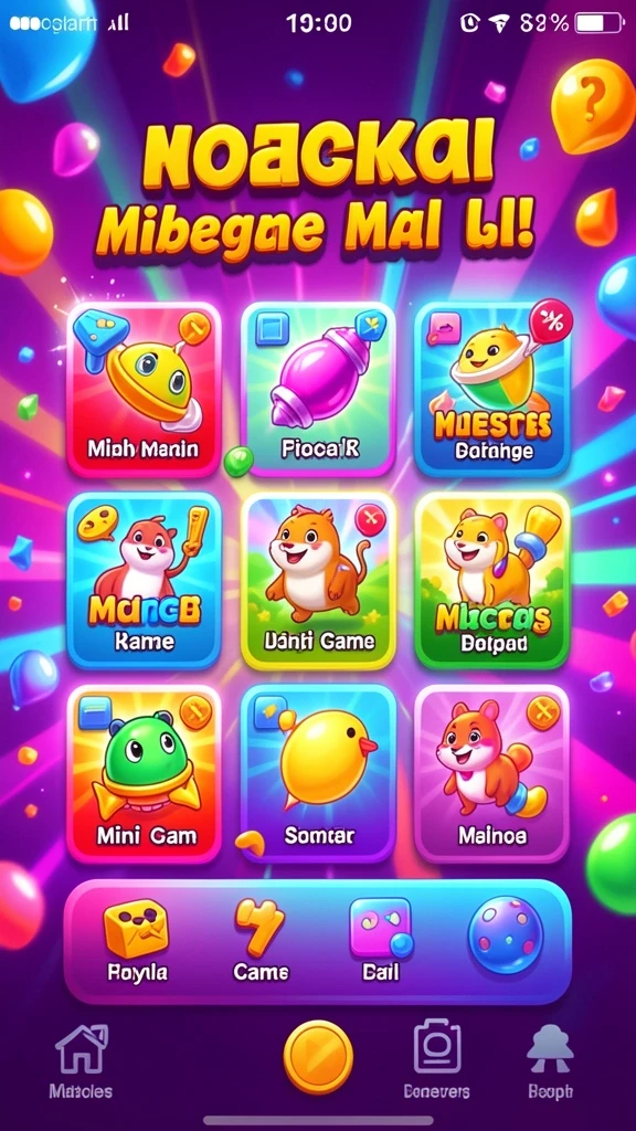 Contoh permainan slot dengan grafik menawan dan tema yang bervariasi.