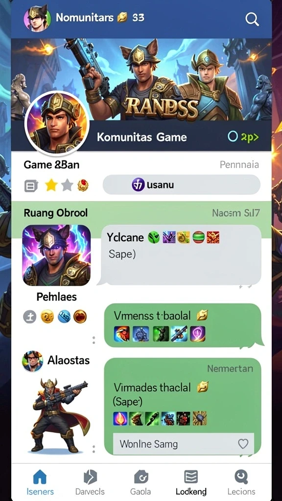 Screenshot menampilkan karakter utama dalam petualangan.