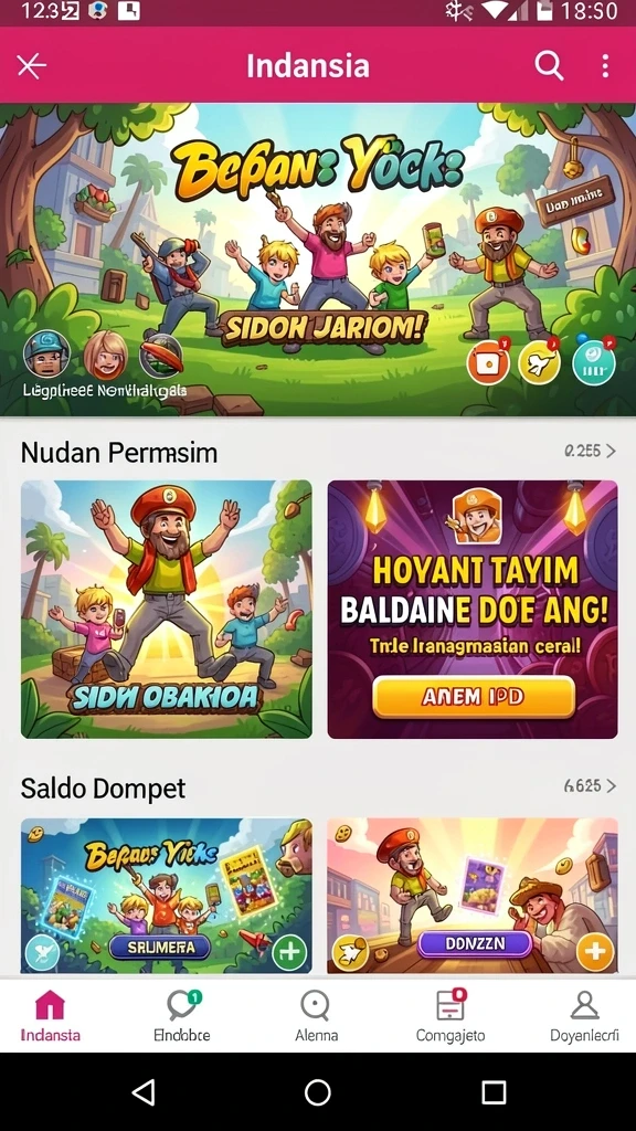 Tampilan antarmuka yang menarik dan mudah dipahami.
