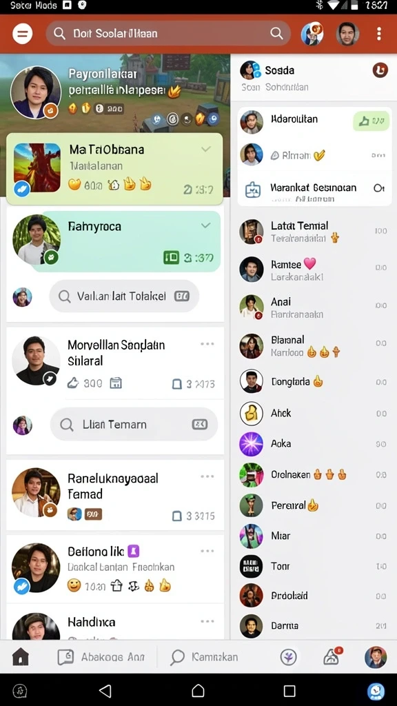 Momen seru saat menyelesaikan level menantang.
