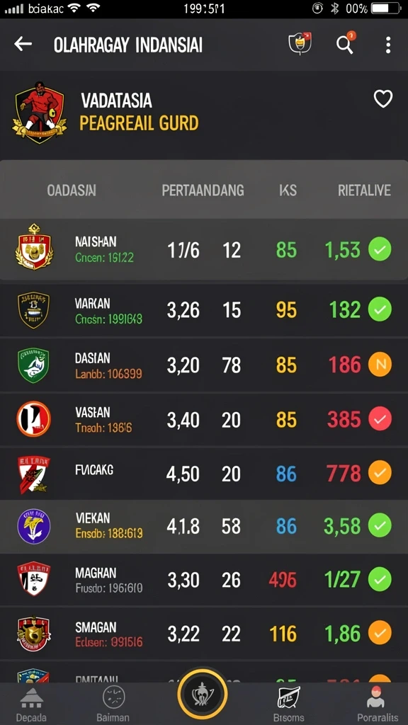 Menu utama KASTOTO yang sederhana dan intuitif.