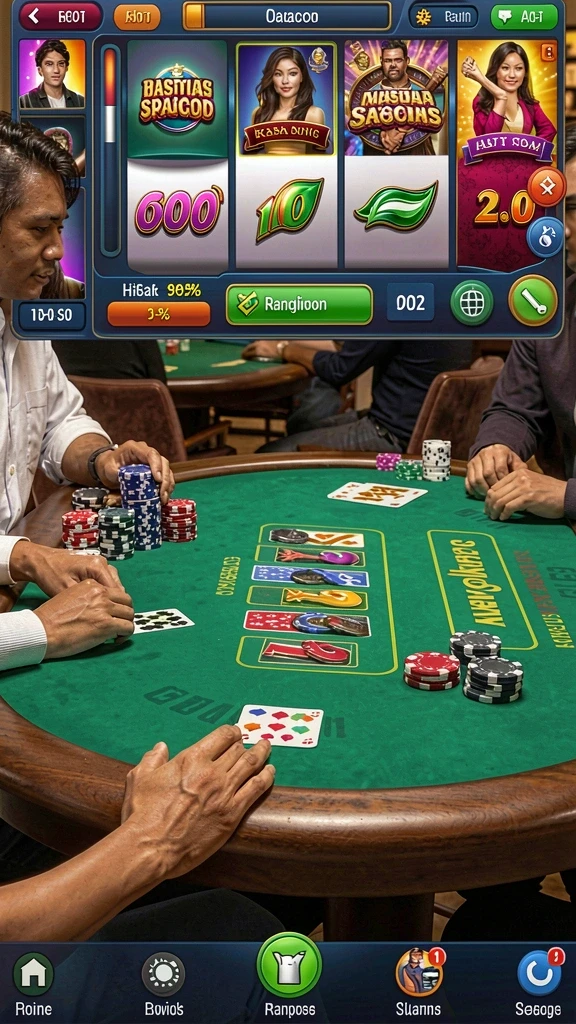 Tampilan utama L777 yang menarik dan intuitif.