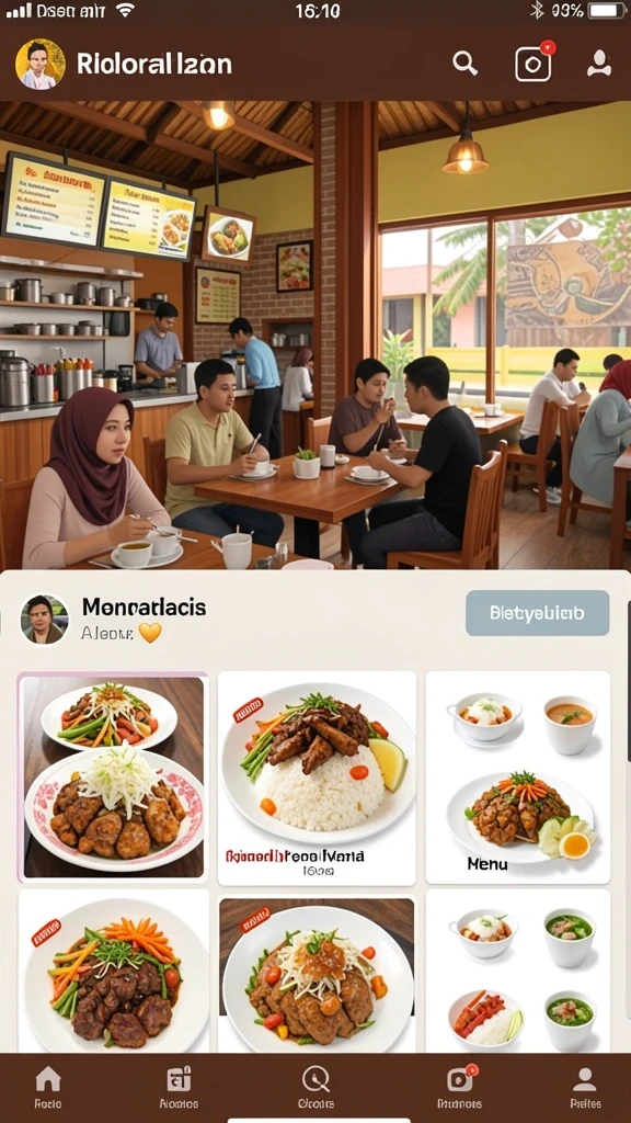 Tampilan utama LABA777 yang menarik dan intuitif.