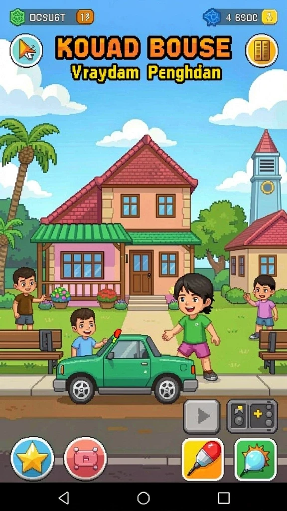 Tampilan antarmuka yang sederhana dan menarik.