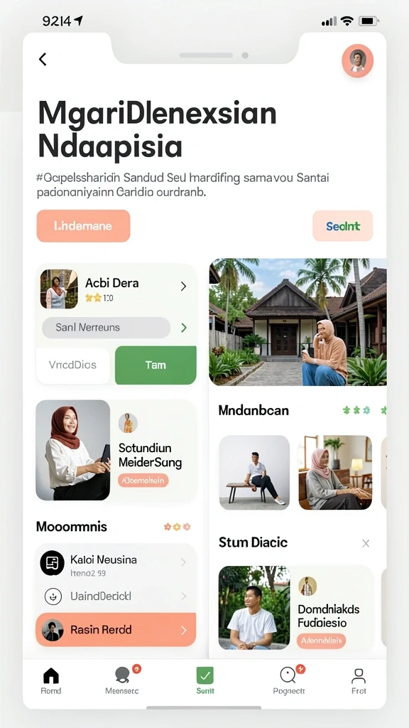 Tampilan antarmuka yang user-friendly dan menarik.