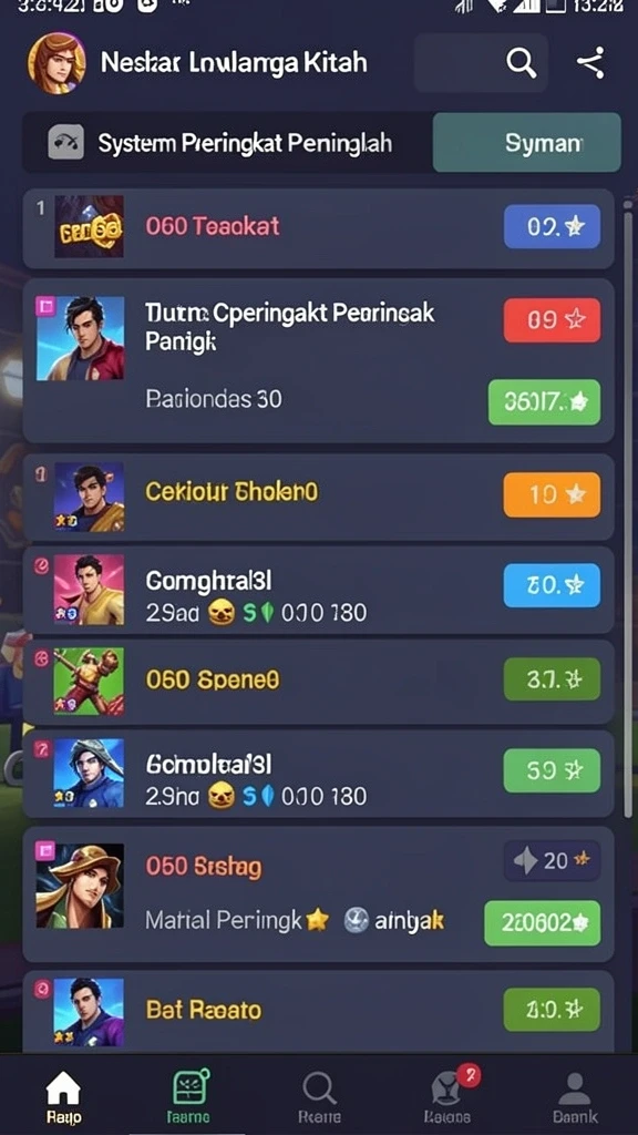 Leaderboard untuk bersaing dengan teman-teman.