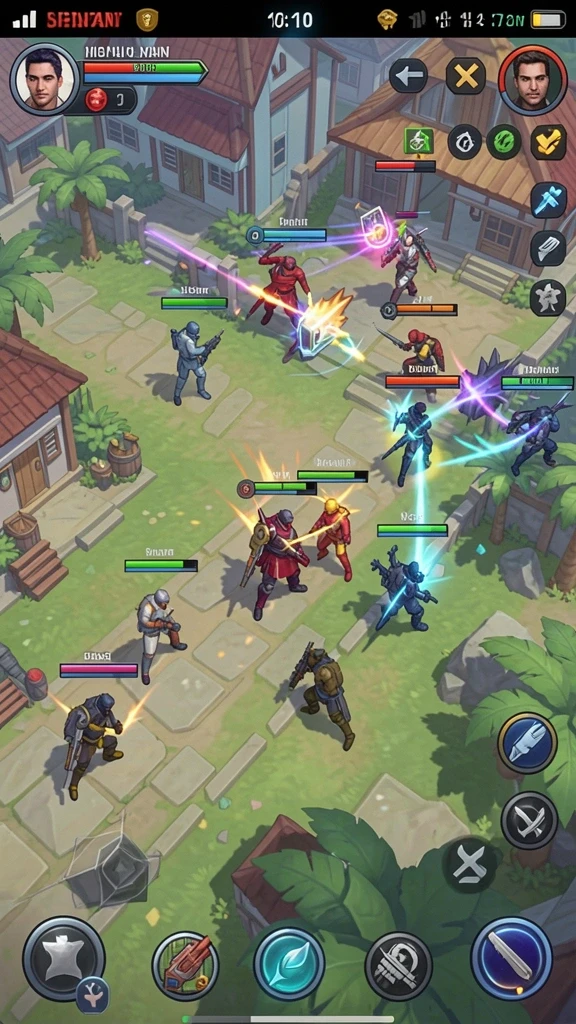 Gameplay yang menantang dan seru di setiap level.