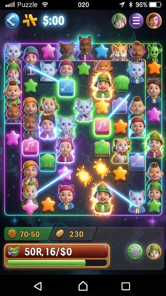 Mode multiplayer menghadirkan kompetisi seru antar pemain.