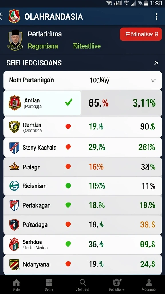 Tampilan menarik mesin slot dengan tema tropis.