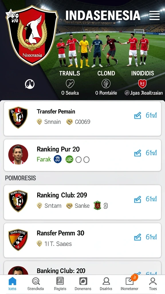 Tampilan antarmuka yang interaktif dan menarik.
