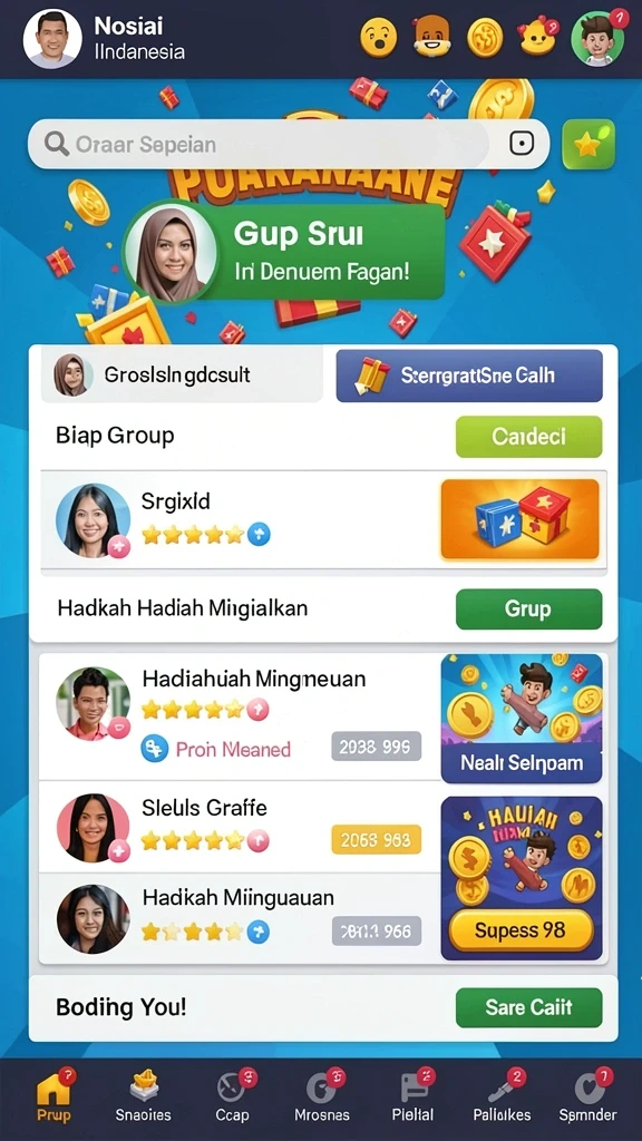 Tampilan antarmuka yang intuitif dan user-friendly.