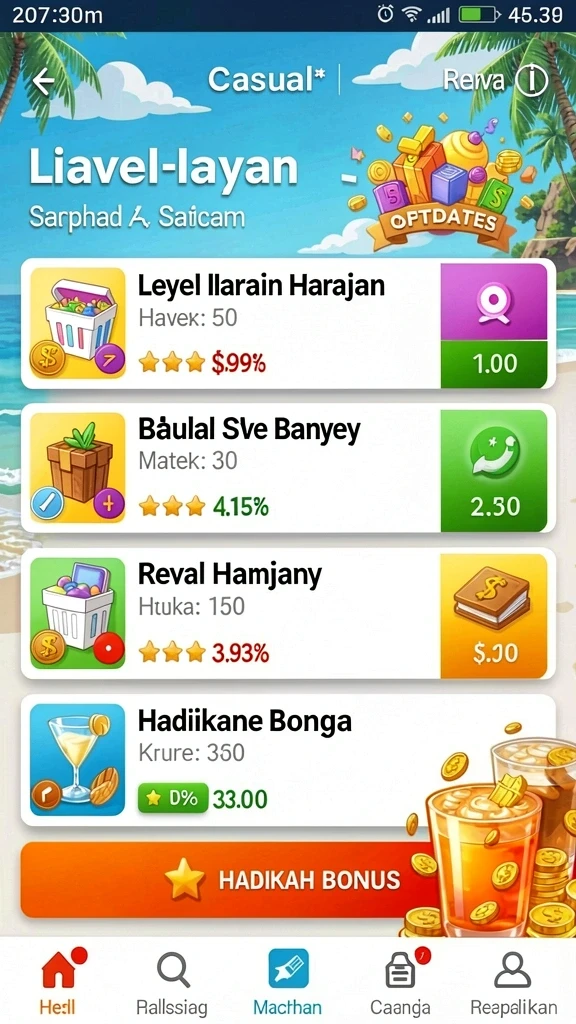 Fitur multiplayer yang memungkinkan bertanding dengan teman.