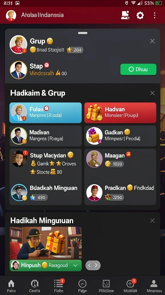 Mode permainan yang bervariasi sesuai tingkat kesulitan.