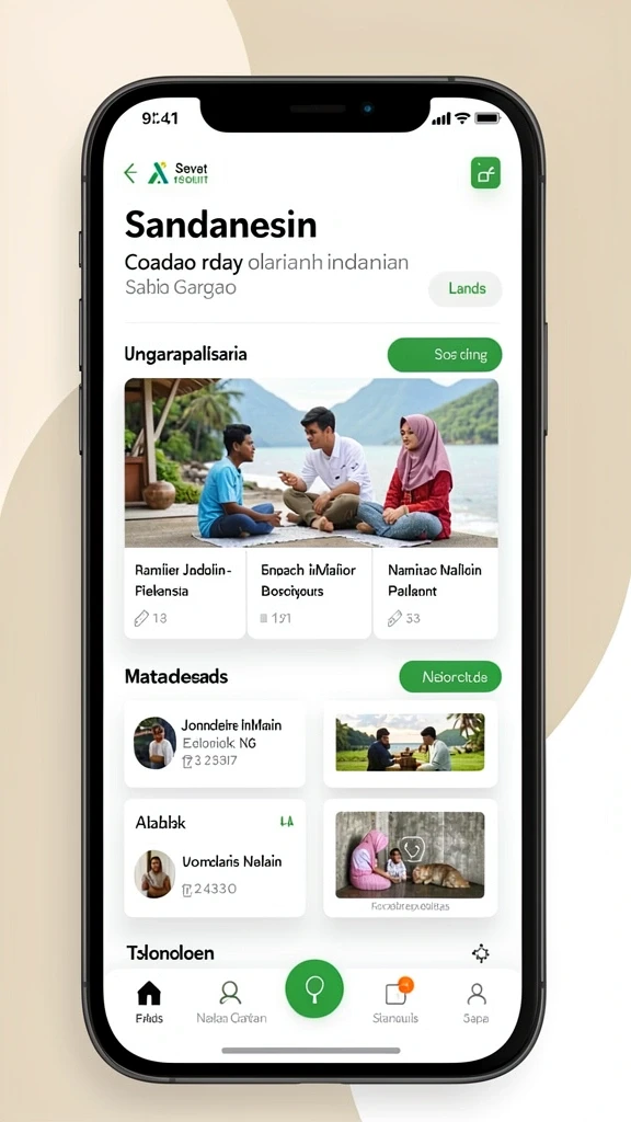 Tangkapan layar dari level pertama dengan pemandangan indah.