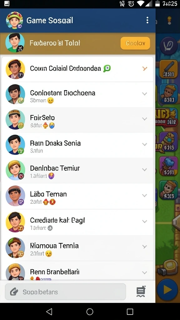 Fitur kompetisi yang memungkinkan bermain dengan teman.