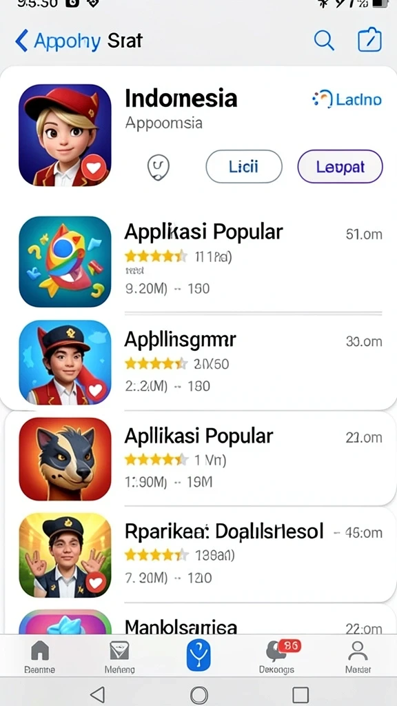 Beragam pilihan permainan yang tersedia untuk semua pemain.