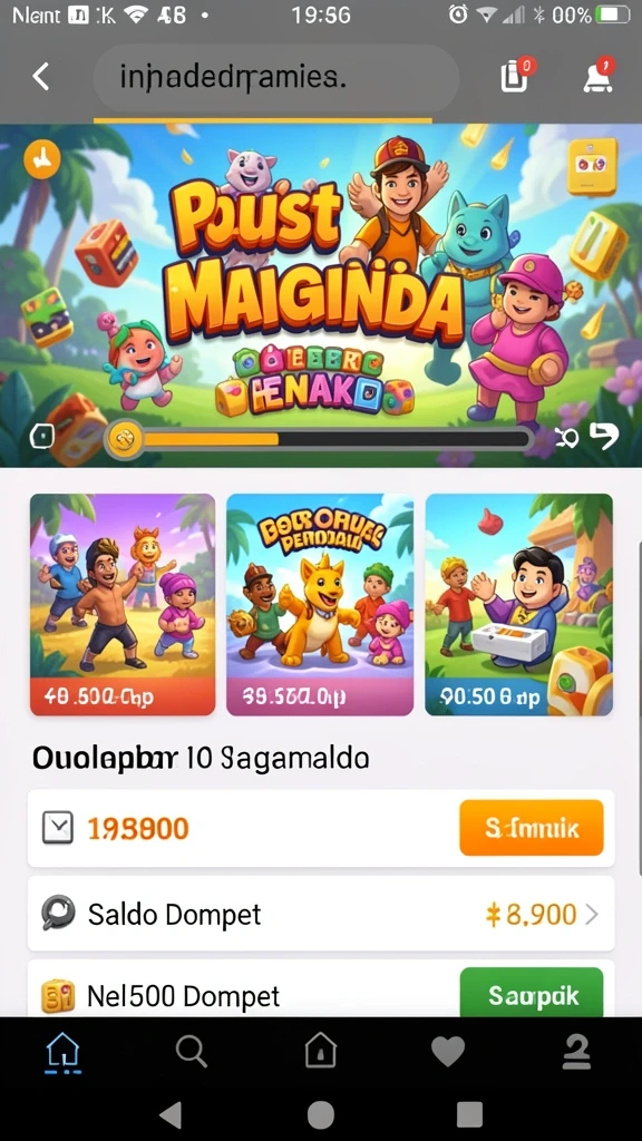Tampilan antarmuka yang menarik dan modern.