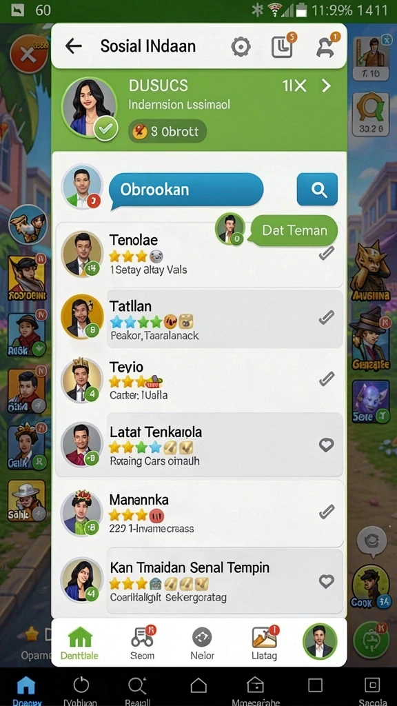 Tampilan awal VALOHOKI yang menarik dengan pilihan level.