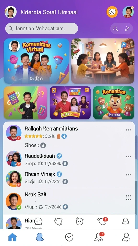 Karakter unik yang dapat diunlock dengan mudah.