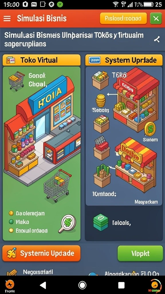 Tampilan antarmuka aplikasi yang intuitif.